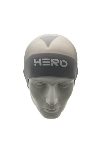 Hero Silicone swimming helmet Competition Gray