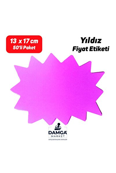 DamgaMarket Cenovnik u boji fuksije 13×17 cm – 50 praznih etiketa za prodavni...