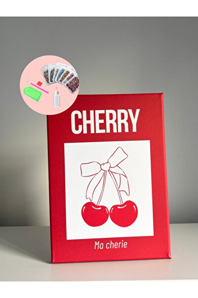 YADA Cherry - Rhinestone Kit, Diamond painting, Kristal Taş Yapıştırma 25x35 ...