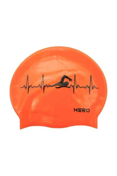 Hero Casca inot silicon Hero, Heart Rate, Portocaliu