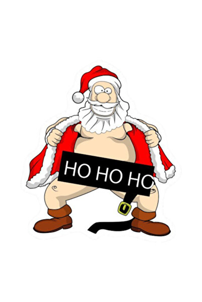 OEM Set de 5 stickere Moș Crăciun 10x8 cm