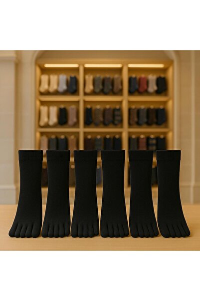 BY BNN Bamboo Washable 6-Pack Toe Socks (Helps Prevent Fungal Formation)