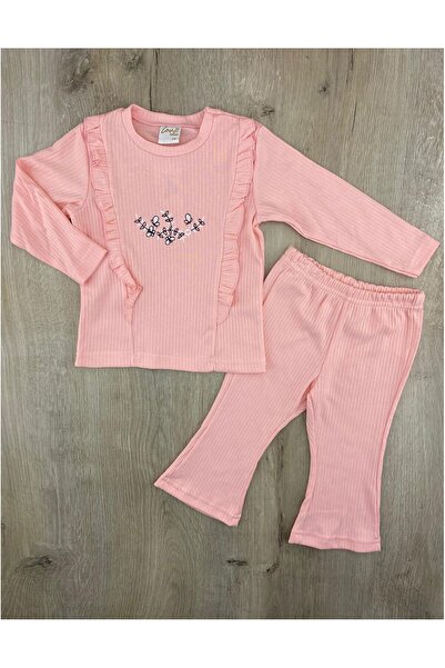 Minamino Max-Trd(1-4 Yaş) Çiçekli İspanyol Paça Mevsimlik Takım