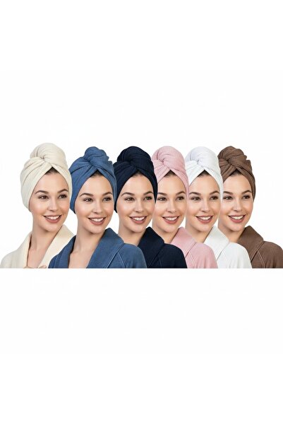 arashomecollection 100% Cotton Hair Cap - Beach Pool Sea Compatible Quick Drying Head Towel