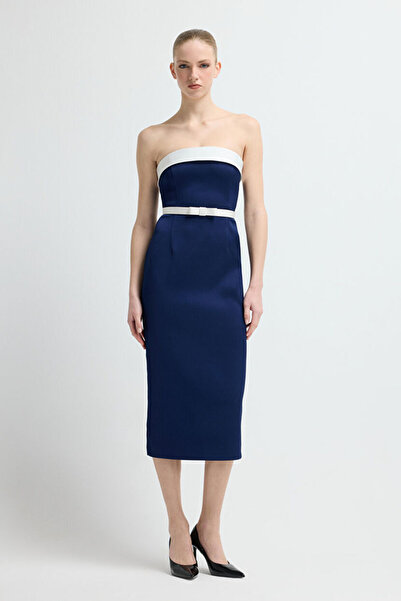 adL Fiyonk Detaylı Kısa Elbise