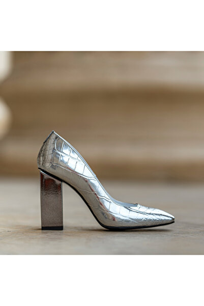 CONDUR by alexandru Women's Shoes with Thick Heels Alima Print Argento - 35