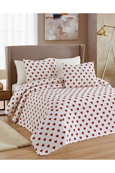 RKT Tekstil Çift Kişilik Yatak Örtüsü Kapitoneli