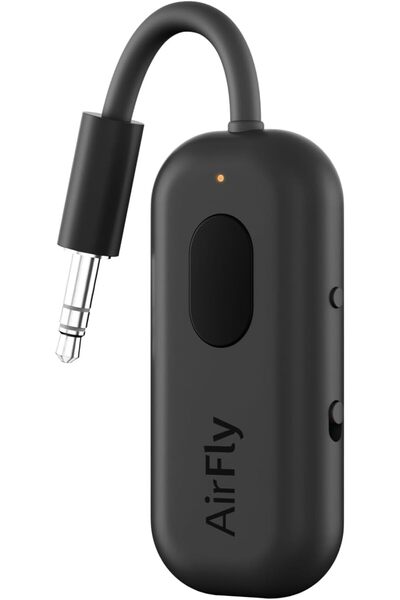 Twelve South جهاز إرسال/استقبال الصوت AirFly Pro بتقنية البلوتوث (أسود)