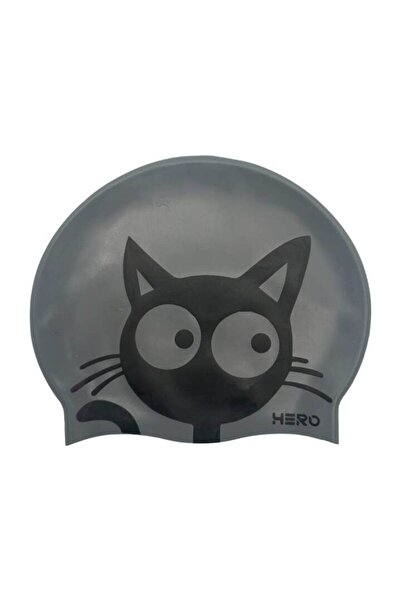 Hero Hero silicone swimming helmet, Cat, Grey