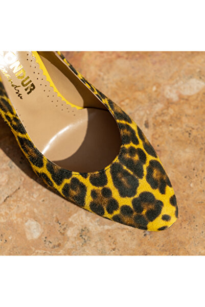 CONDUR by alexandru Women's Shoes with Thick Heels Eveline Yellow - 38