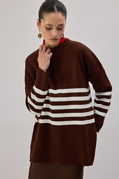 Touché Privé STRIPED KNIT TUNIC