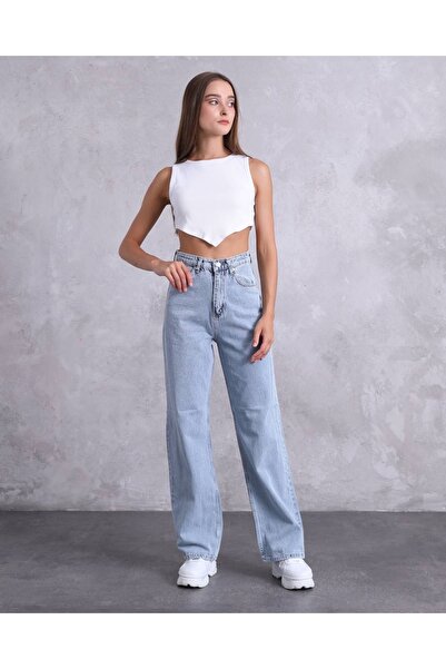 KOTOLOG Unisex Straight Leg Classic Jeans