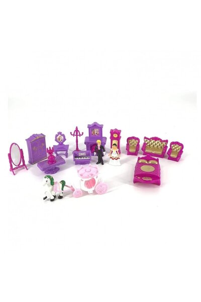 OEM Toy castle with figurines and furniture, sound and light effects, My Dream Beauty, 31 x 33 x 12 cm