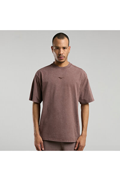 EVERLAST Ανδρικό καφέ μπλουζάκι Bronx 1910 Oversize