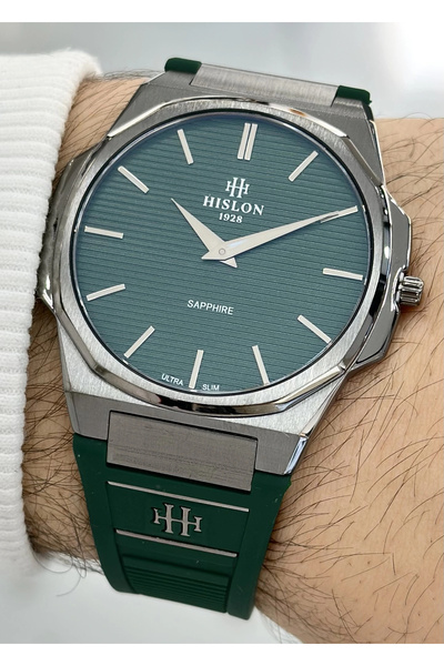 Hislon Orijinal Silikon Kordon Ultra Slim Erkek Kol Saati ILKCL127N-15YN
