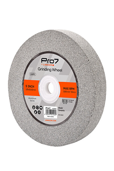 Lawazim عجلة طحن Pro7 مقاس 5 بوصات - قرص راتنجي مدبب صلب