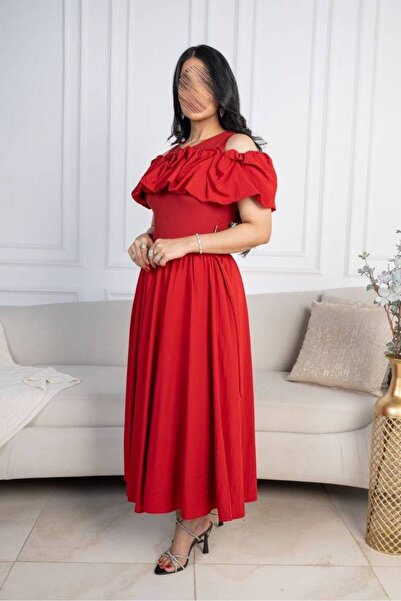 SELSAL soft midi dress