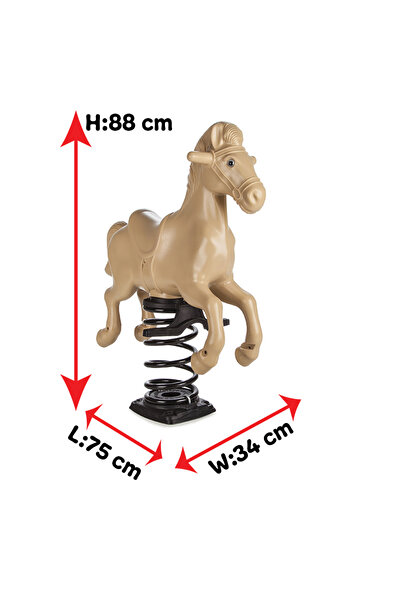 PİLSAN Children's swing on springs Funny Horse