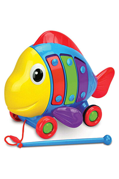 The Learning Journey Jucărie de pește cu xilofon, de tras