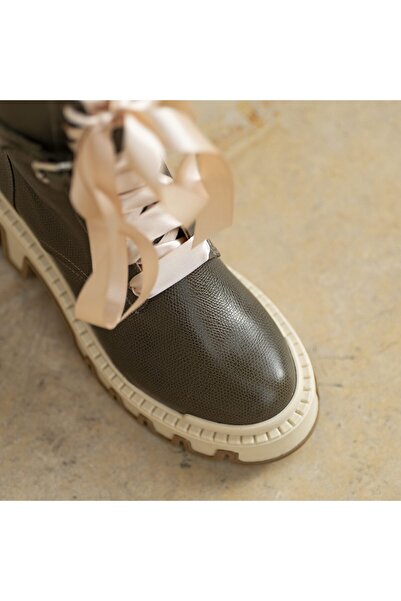 CONDUR by alexandru Women's boots made of genuine leather Aiko kaky - 38