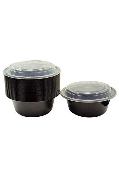 SNH Packing SNH Disposable Round Microwave Container – HD 25 Oz - 24 Pieces