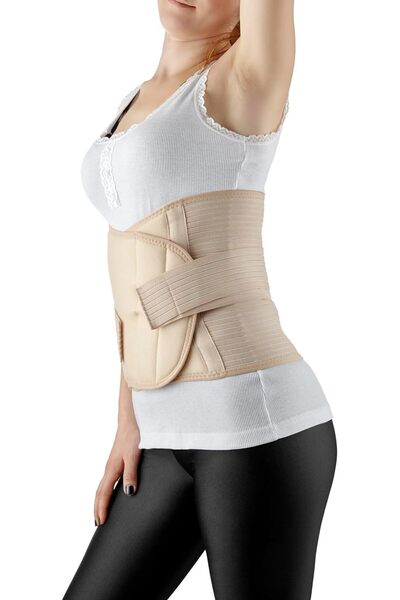 Babyjem Postpartum Corset - S-M (Tan)