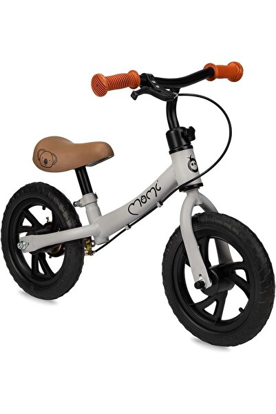 Momi دراجة توازن للأطفال من بريكي (للأعمار من 3 سنوات فما فوق، رمادية)