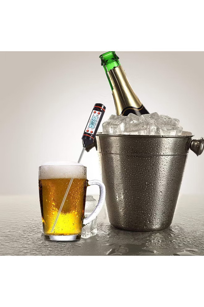 jaztech Digital Temperature Test Pen Black/Silver/Grey 24.8x2.5x2.5cm