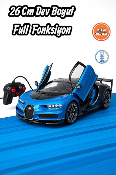 Fidan oyuncak Hiper Spor Tasarım Şarjlı Uzaktan Kumandalı Oyuncak Araba – 26 cm Full Fonksiyon 2.4GHZ