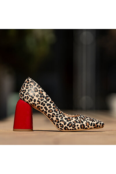 CONDUR by alexandru Pantofi Dama Cu Toc Gros Eveline Red Sauvage - 36