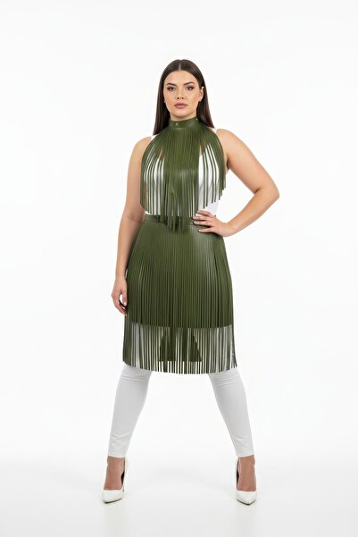 Angels Passion Fusta kaki de mărime mare Aspect mat efect modelator Eleganță eficientă de birou - En En