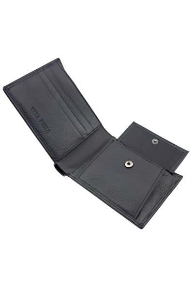 Tita Men's wallet, genuine leather, black, 13 x 10 x 2.5 cm - PR250