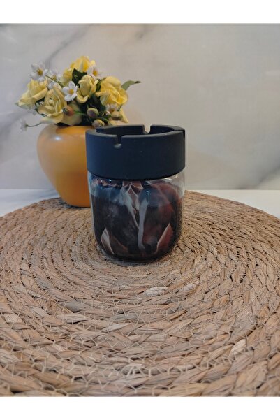 MDKLİFE Cam kavanoz küllük At