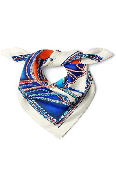 nehir eşarp At Figür Desen Fular Bandana 50x50 Cm