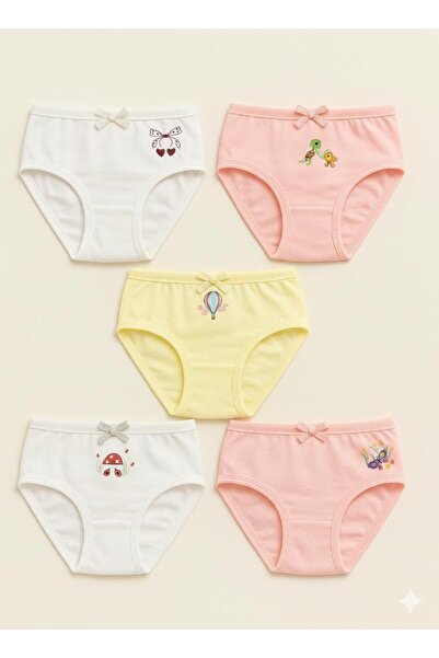 Katia&Bony Κοριτσίστικα σλιπ με σχέδια 5 τεμαχίων