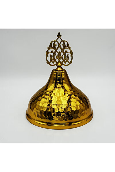 Generic Handmade Gold-Colored Copper Rice Serving Pot with Lid – Premium Quality, Made in Turkey