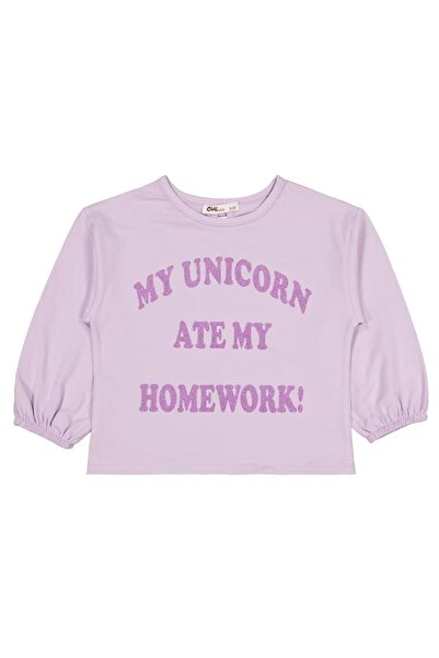 Civil Girls My Unicorn Printed 2-5 Years Old Sweatshirt - Lilac 3-4 Years Old