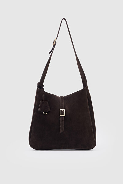 OGGO SUVEA HAKİKİ SÜET DERİ Omuz Çantası