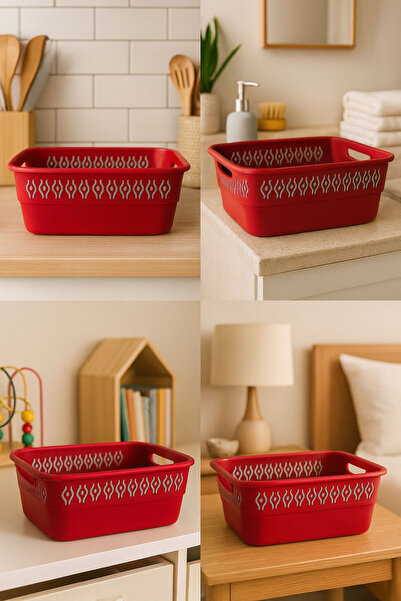 SİHİRLİ AYAKLAR Monna Organizer Basket Multi-Purpose Organizer Basket 25X19Cm 3Lt Bpa Free
