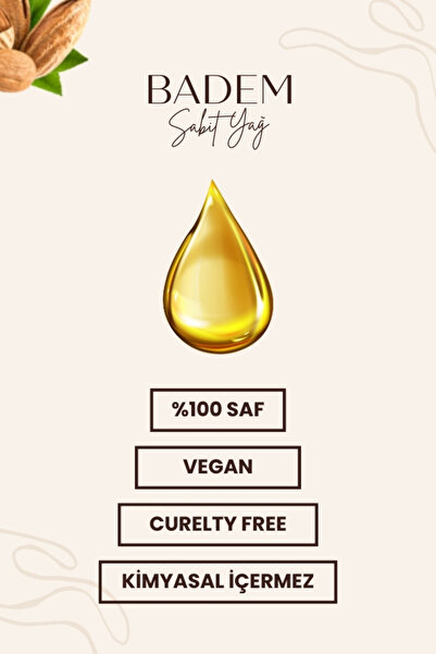 THERA BOTANICS %100 Saf Badem Yağı 10 ml – Prunus Amygdalus (Doğal & Saf İçerik)