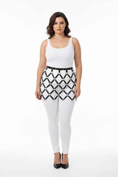 Angels Passion Battal Size Black Skirt, Flattering Fit, Elegant Look, Evening Chic - Accessory a Quality