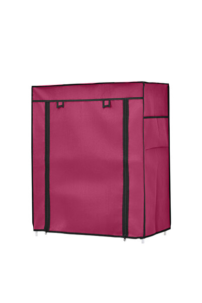 Lawazim 4-Tier Shoe Rack with Dust Cover 60x30x72cm - Easy Assembly Storage