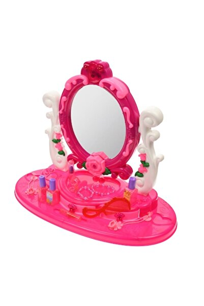 BRAVOSHOP Set de joacă salon de înfrumusețare cu oglindă, 11 accesorii, sunete și lumini - 66123