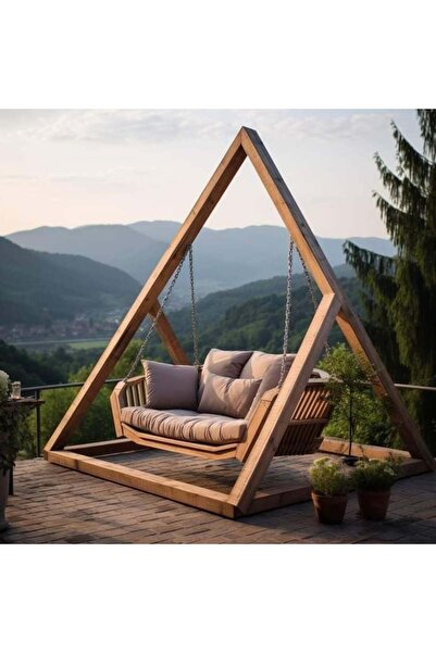 Bamena Wood Afla Ahşap Salıncak