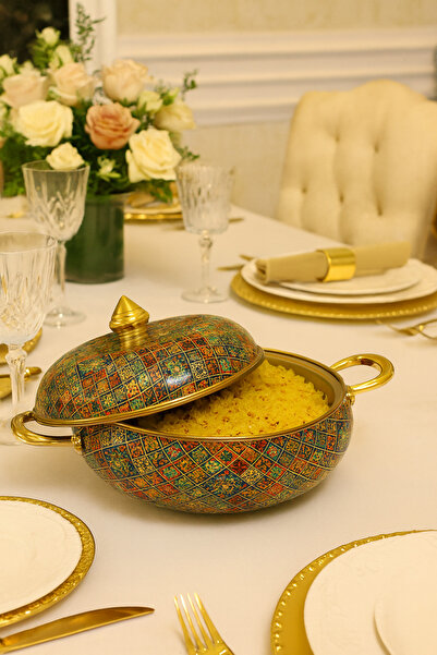 Dania 🌟 Luxurious Indian food container with an elegant design – Large capacity 5 liters 🌟