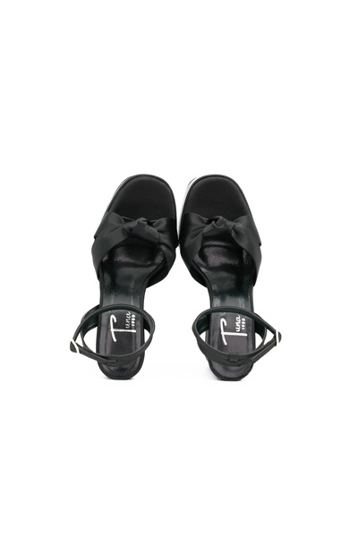 Tuna Platform High Heel Satin Women's Shoes - Plt8189