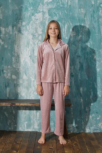 Mihra Velvet Pajama Set Children 13354-17