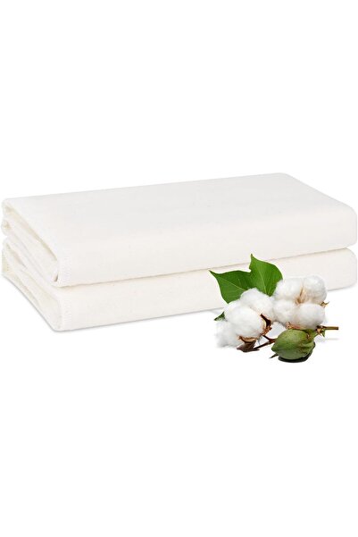 EXCEFORE كمادات زيت الخروع من القطن الفانيلا، قطعتان - كمادات قطنية عضوية قاب...