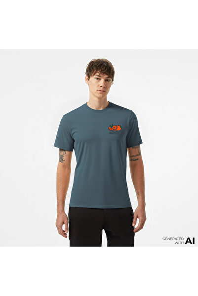 Converse Classic Erkek Baskılı Yeşil T-Shirt