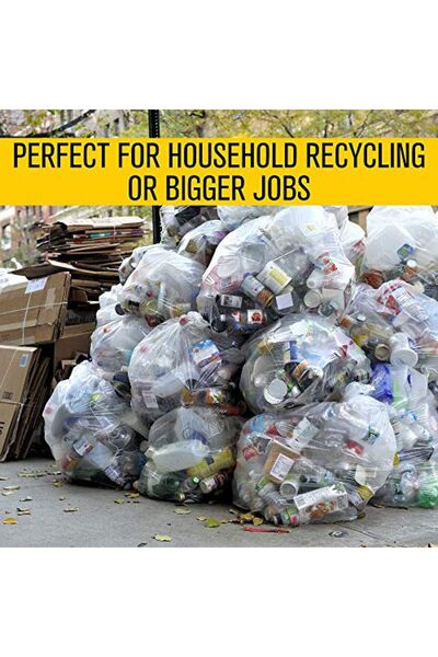 SNH Packing 70 Gallon Compostable Kitchen Bin Liners - Roll of 25